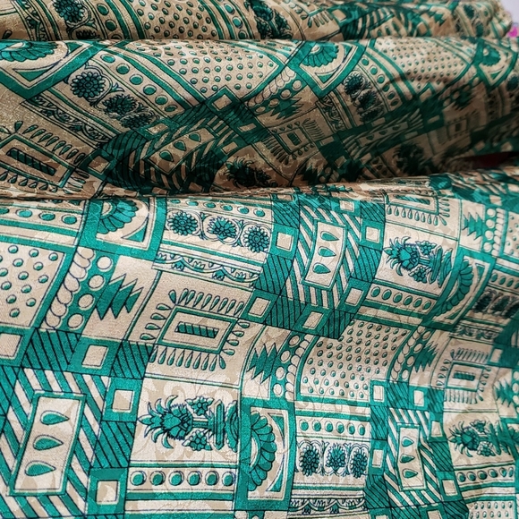 Darn Good Yarn Sari Silk Wrap Skirt Tea Goddess - Picture 9 of 16